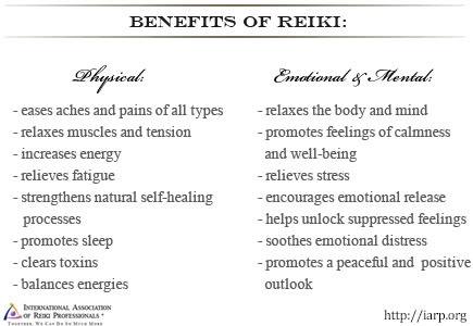 BENEFITS of Reiki